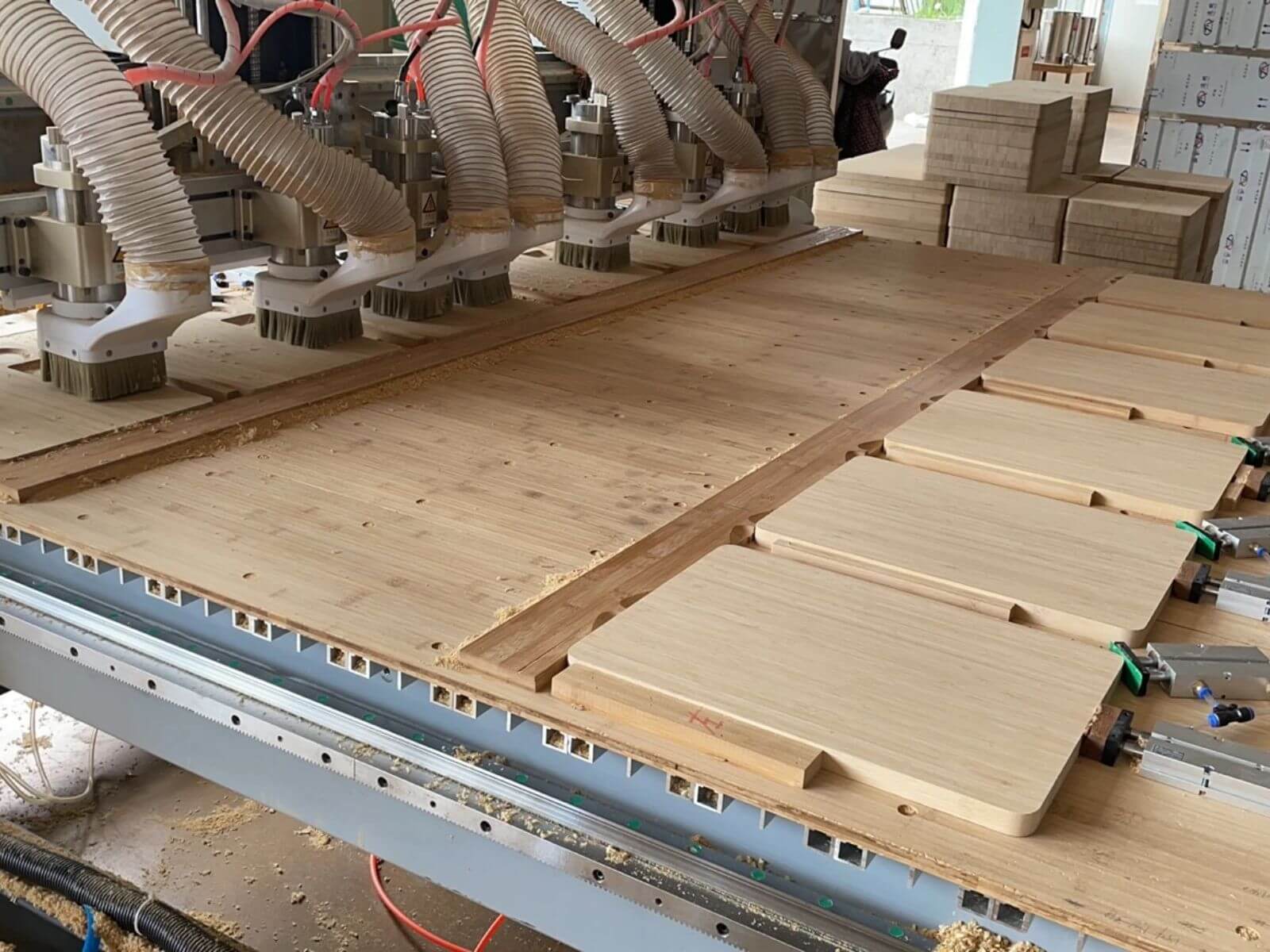 Bamboo and wood product production line at MSL Bamboo